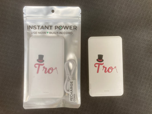 TRO Power Bank - REDUCED - USA Only FREE POSTAGE, Limited Edition, Lightweight UNIQUE DESIGN Integral Charging leads.