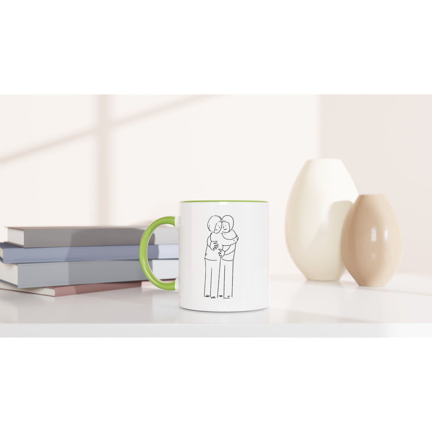 Support Mental Health Charity Mug with Color Inside