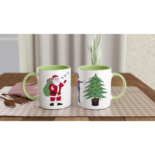 Xmas 11oz Ceramic Mug with Color Inside