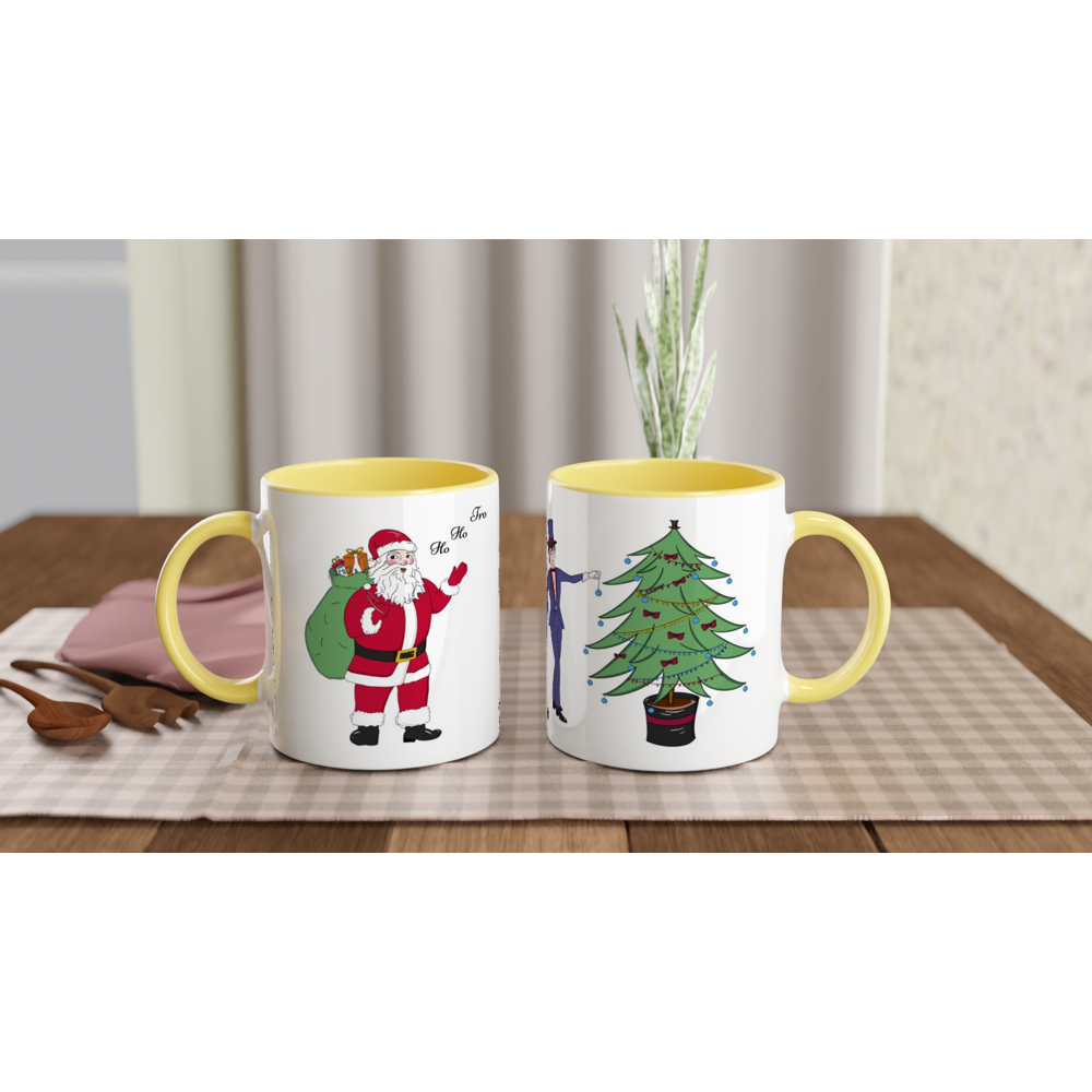 Xmas 11oz Ceramic Mug with Color Inside