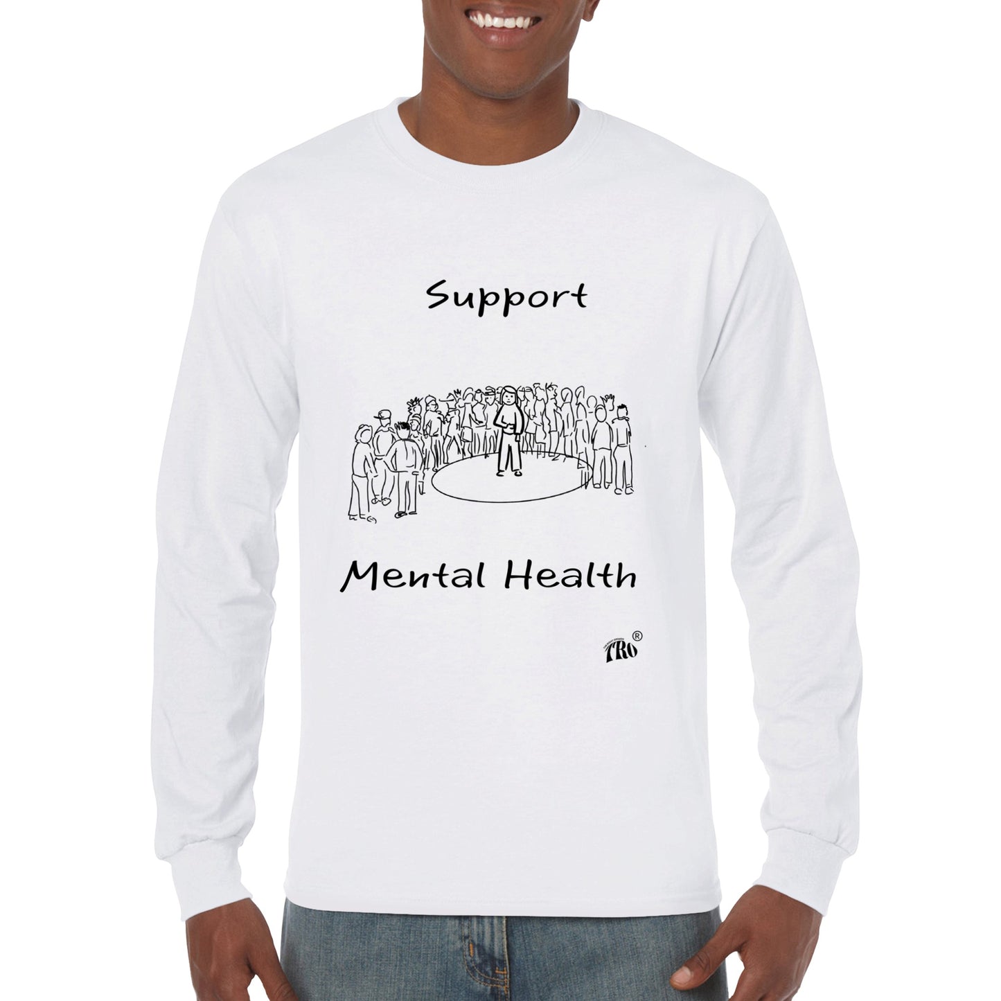 Charity Support Mental Health, Classic Unisex Longsleeve T-shirt