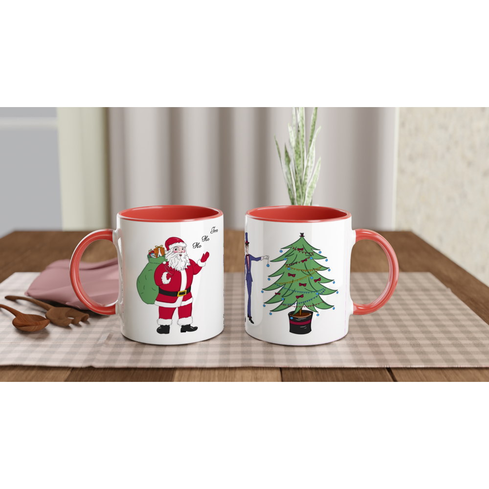 Xmas 11oz Ceramic Mug with Color Inside