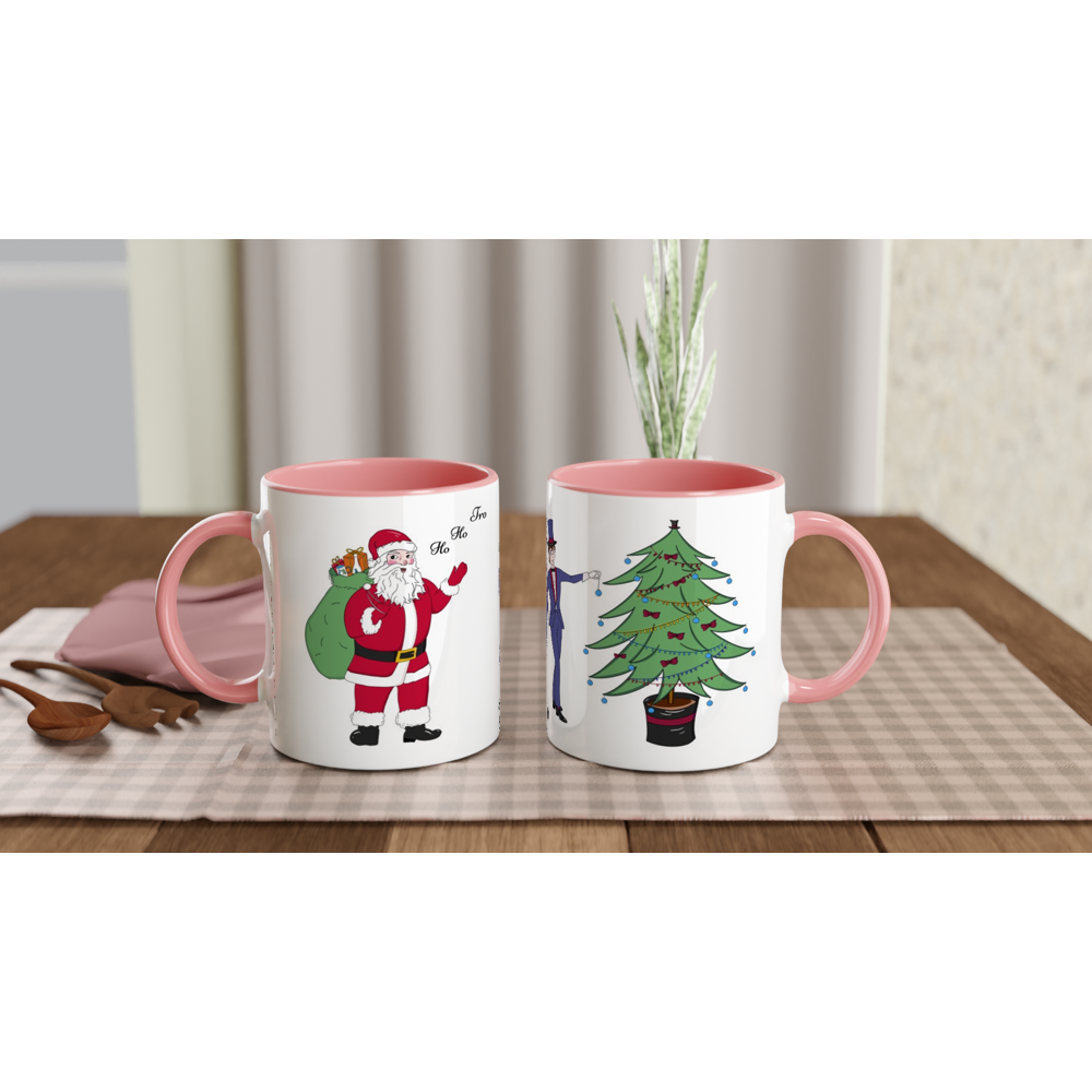 Xmas 11oz Ceramic Mug with Color Inside