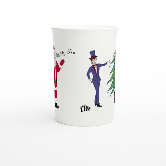 White 10oz Porcelain Slim Mug